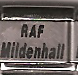 RAF Mildenhall - 9mm laser Italian charm